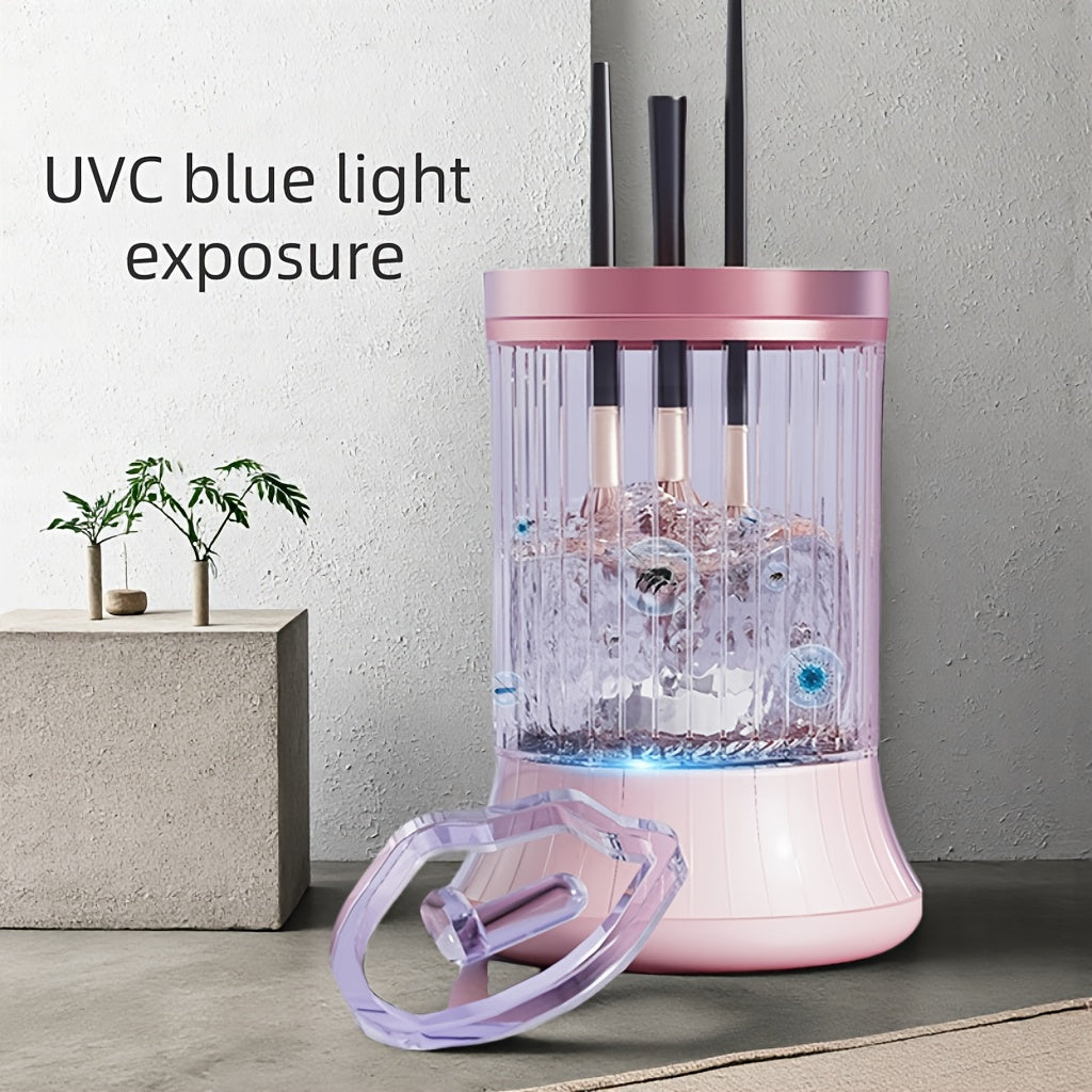 USB-Powered Makeup Brush Cleaner and Dryer for Deep Cleaning and Quick Drying