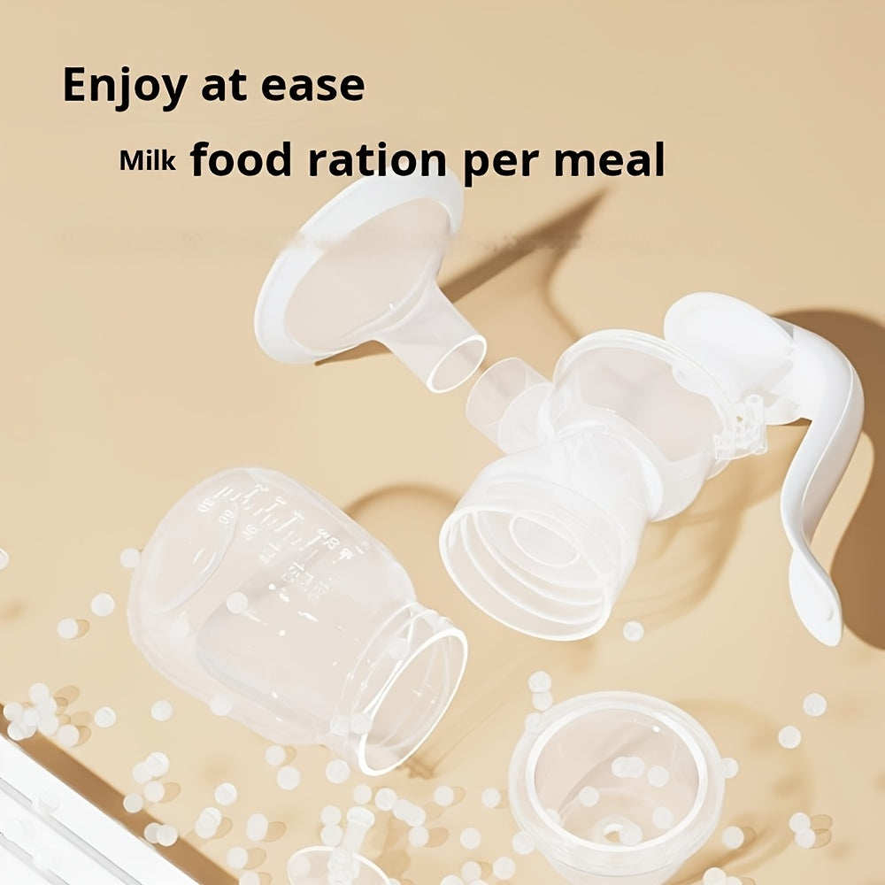 BPA-Free Manual Breast Pump Set for Breastfeeding and Milk Storage 180ml Bottle Nipple