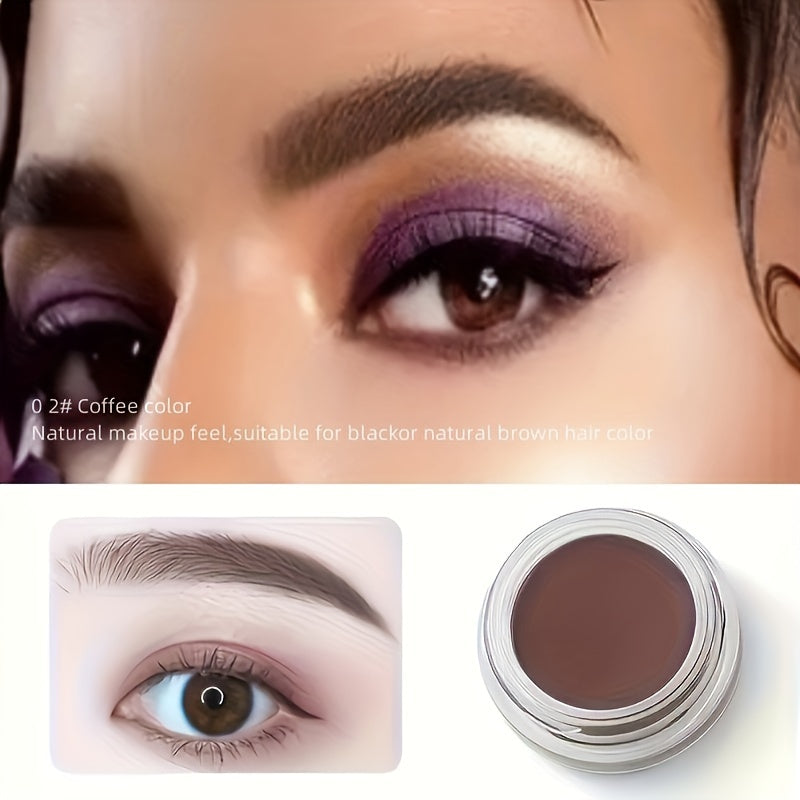 Women's Waterproof Eyebrow Dye Cream with Brush Long-Lasting Color