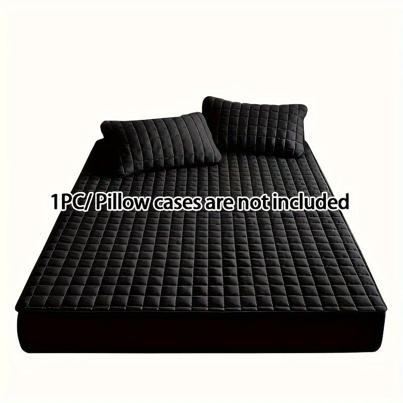 Suv o'tkazmaydigan matras himoyachisi - Yumshoq, qulay va tikuvli - Qattiq kulrang rang - Mashinada yuvish mumkin - Yotoqxona, mehmonxona, mehmonxona, kvartira yoki maktab uchun ideal