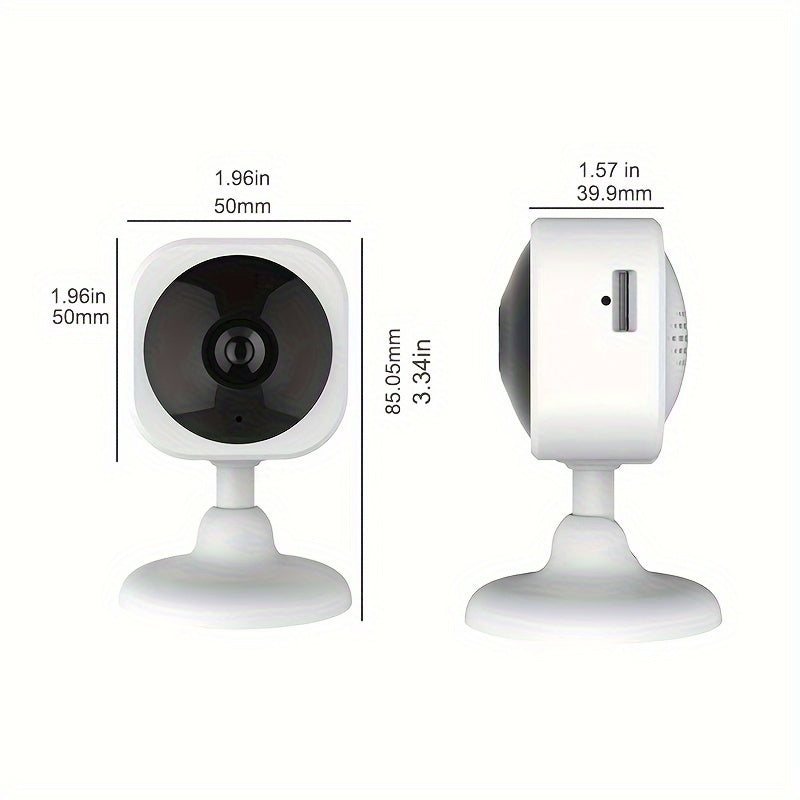 HD Smart Home Camera with Two-Way Audio Night Vision and Remote Access