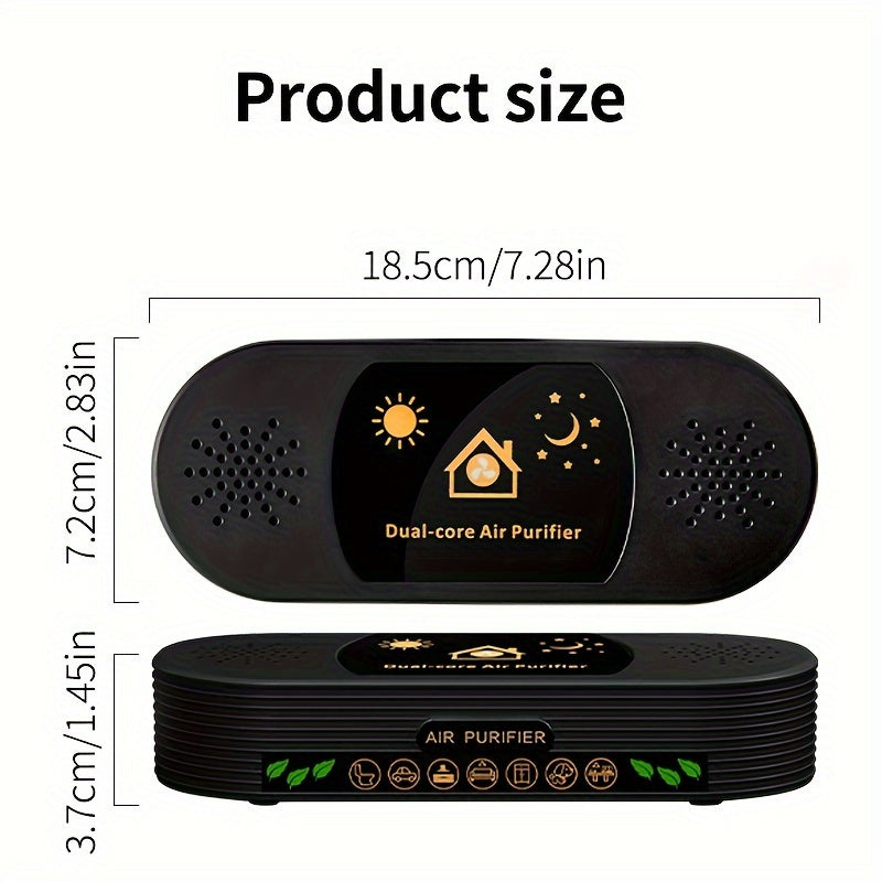 Universal Dual-Core USB Toilet Air Purifier Odor Elimination Quiet