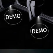 Luces de bienvenida de 2 puertas, proyector de logotipo de coche, universal, fácil de instalar