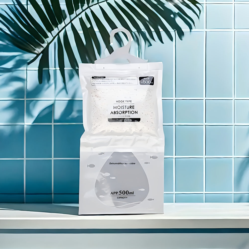 Reusable Hanging Dehumidifier Bags Sets for Wardrobes and Cabinets