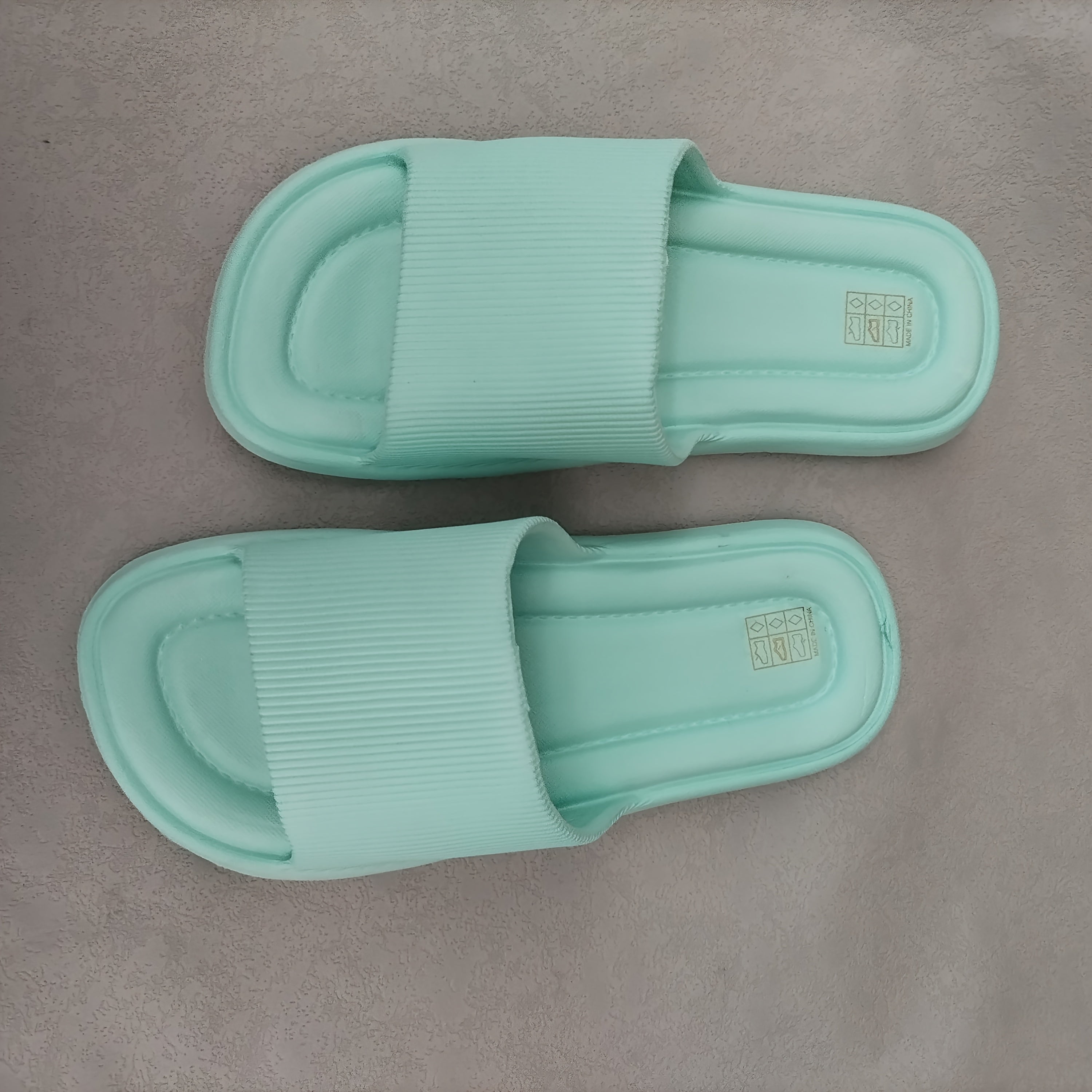 Women's EVA Slide Sandals, Open Toe, Casual, Slip-On, All-Season