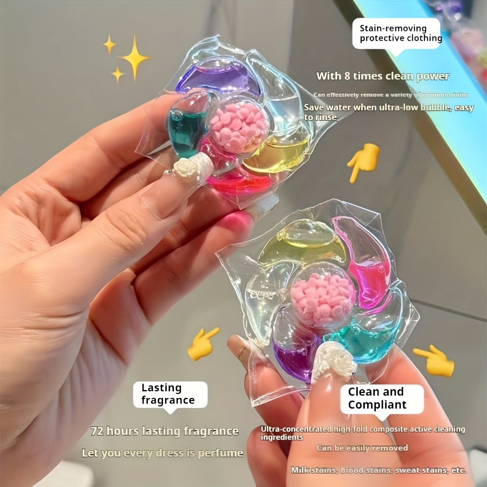 1L PET Laundry Detergent Pods Concentrated Stain Remover Long-Lasting Fragrance