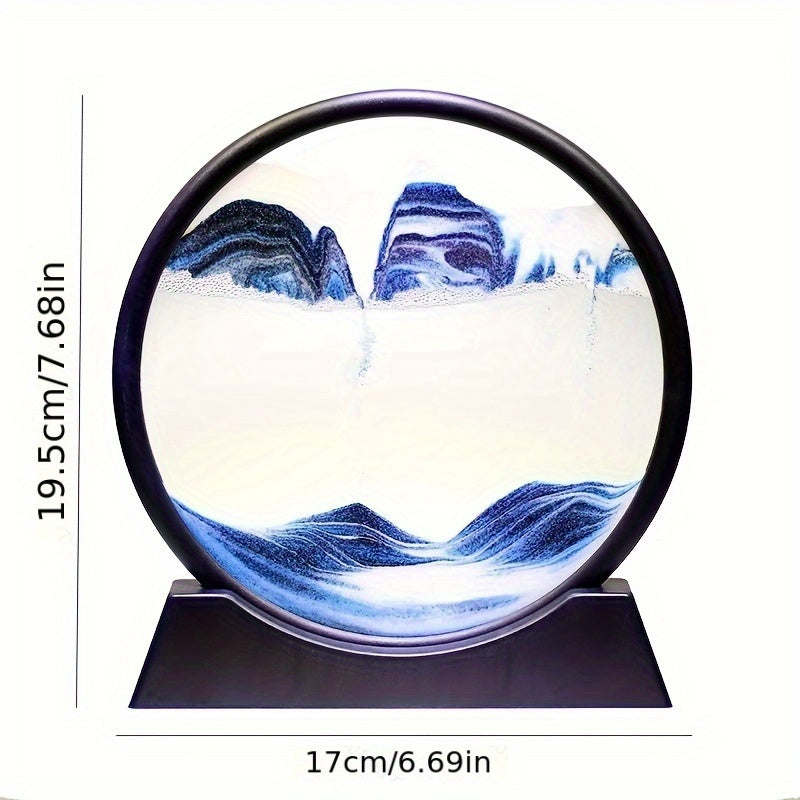 3D Sand Art Kit Mountain Landscape No Battery Needed Home Decor Relaxation