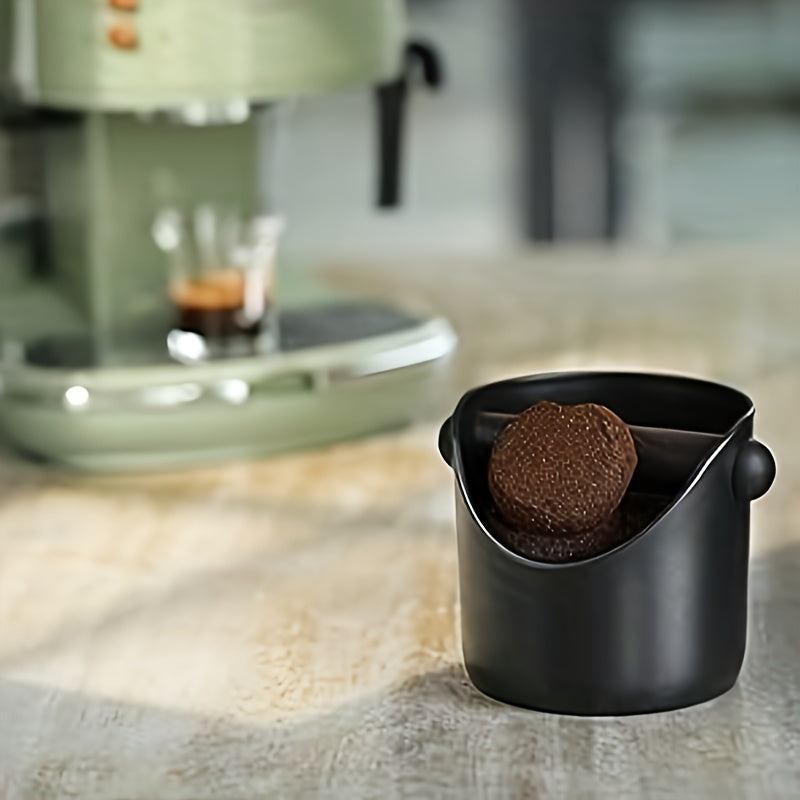 Coffee Knock Box Stainless Steel Straight Shape Waste Bin with Removable Bar