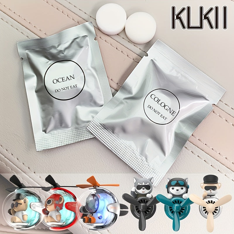 Car Air Freshener Scented Tablets Pack of 6 or 15 for Cars and SUVs