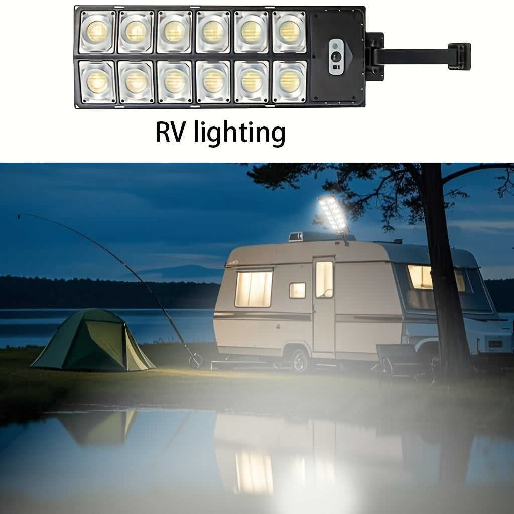 Наружный солнечный светодиодный светильник 720 LED, 3 режима, пульт дистанционного управления, сад, задний двор