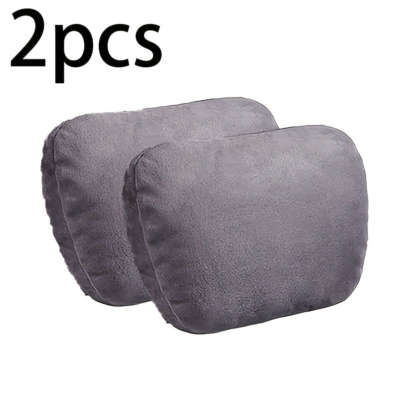 2 Pack Car Neck Support Pillows Soft Adjustable Headrest Pillow for Comfortable Travel
