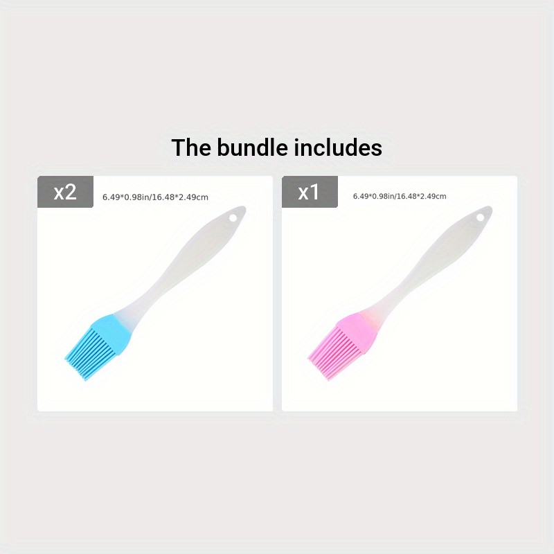 Oil Brush Baking Hair Brush for Pancakes High Temp Resistant Kitchen Supplies