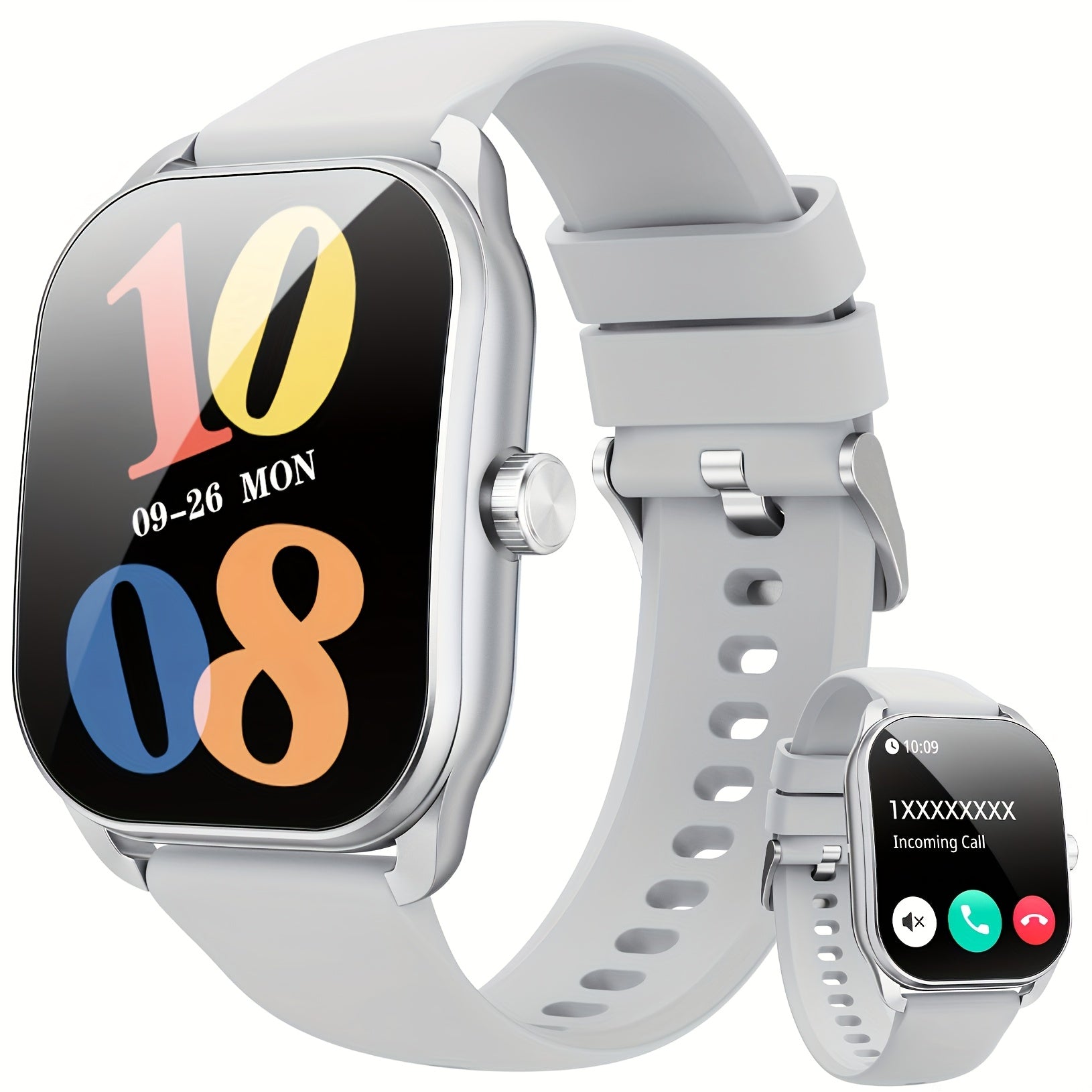 Smart Watch for Men and Women Waterproof Fitness Tracker with Wireless Calling and Notifications