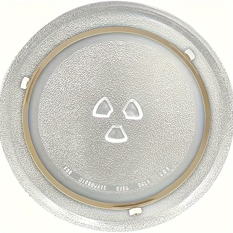 1 dona Bardoshli Plastmassa Mikrotolqinli Turntable Halqasi bilan Oson-Glide Kasterlar - Zamonaviy, Barqaror Aylanish Yaxshi Pishirish uchun. Muhim Gaz pechka aksessuari.