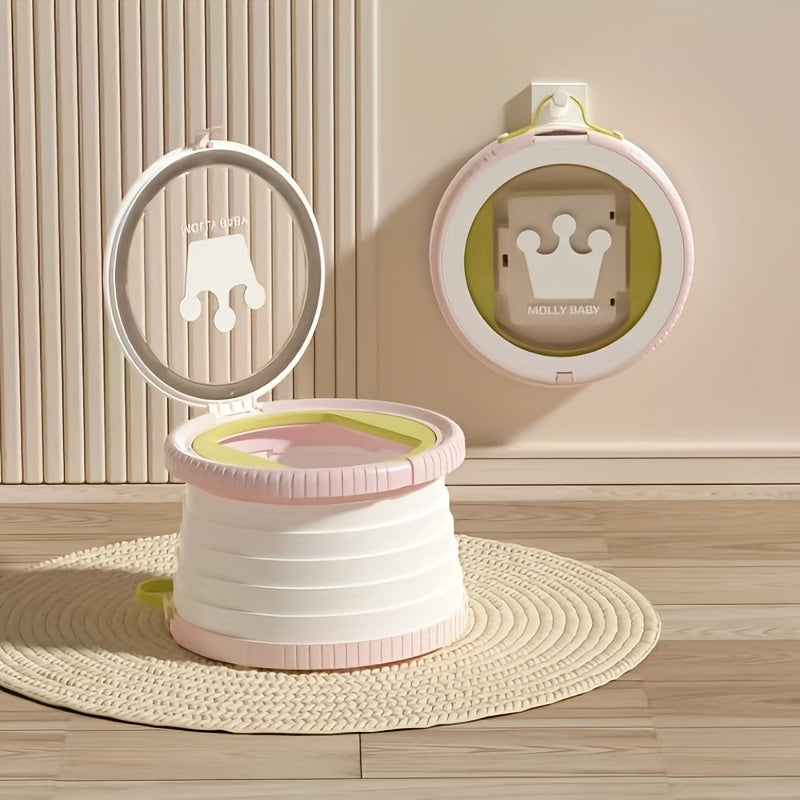 Portable Folding Toilet for Travel Camping Emergency Use with Potty Chair and Urinal Basin