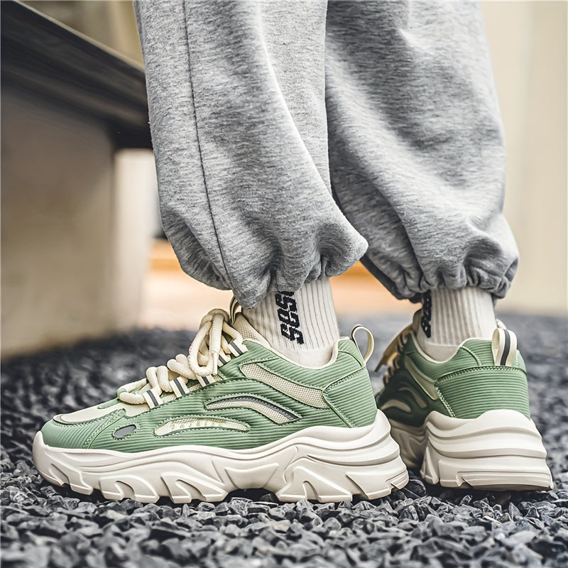 Men's Mesh Casual Sneakers for Outdoor Activities with EVA Sole