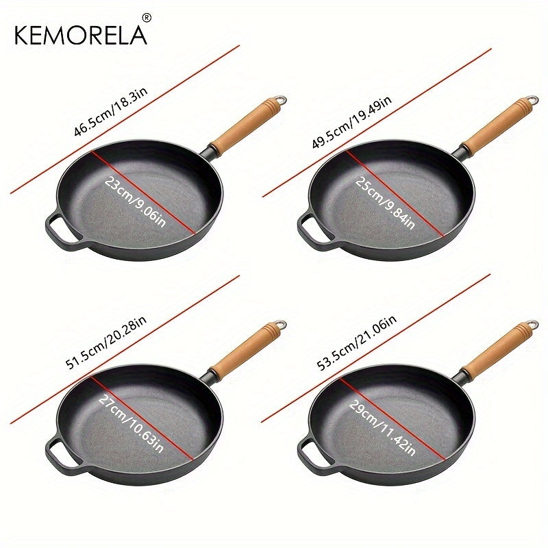 Cast Iron Skillet Non-Stick Cookware for Gas Electric Induction Stoves 10 Inch