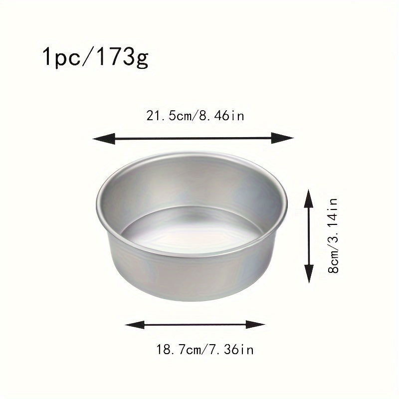 Set of 3 Round Cake Molds 10.16cm 15.24cm 20.32cm for Baking Pies and Desserts