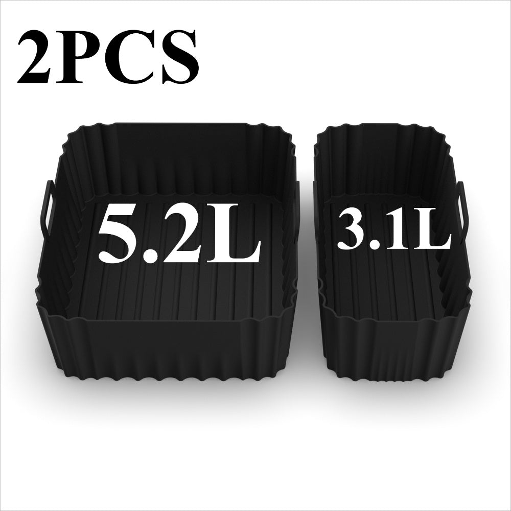 Havo fritözlari uchun silikondan tayyorlangan qoplama, yopishmaydigan, qayta ishlatiladigan, tanlangan modellarga mos keladi