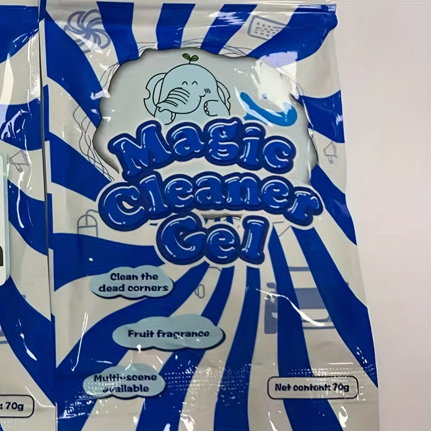 Gel de limpieza para coches reutilizable azul para eliminar polvo y suciedad, no pegajoso