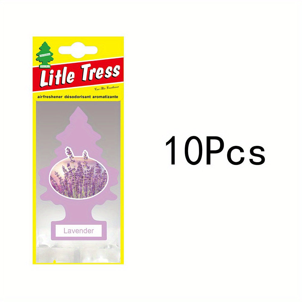 Car Air Freshener Hanging Paper Tree for Home or Vehicle Scented Decor