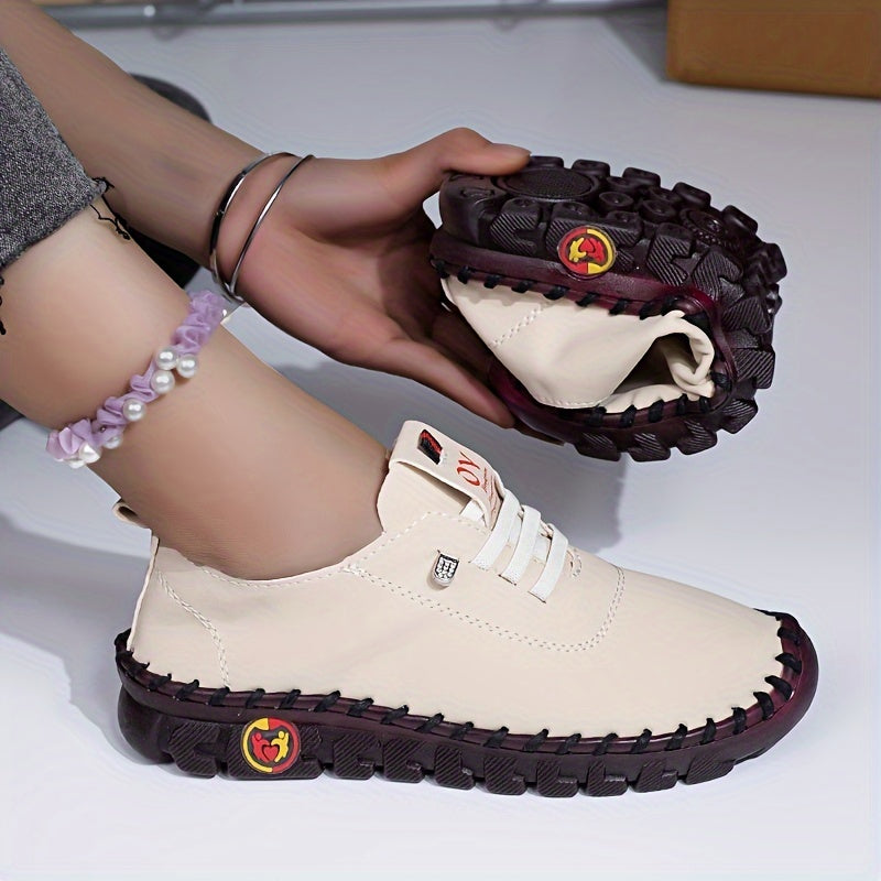 Women's Flat Sneakers Soft Sole Casual Walking Shoes Plus Size