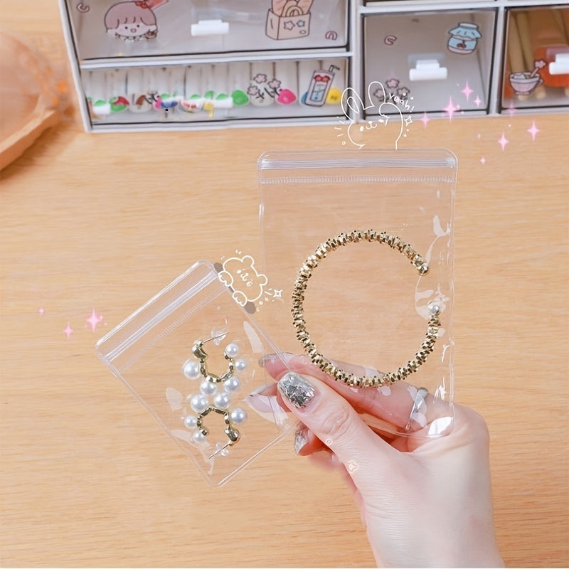 10/20 Pieces Anti-Oxidation Jewelry Storage Box Set with Sealed Bag and Zipper Booklet