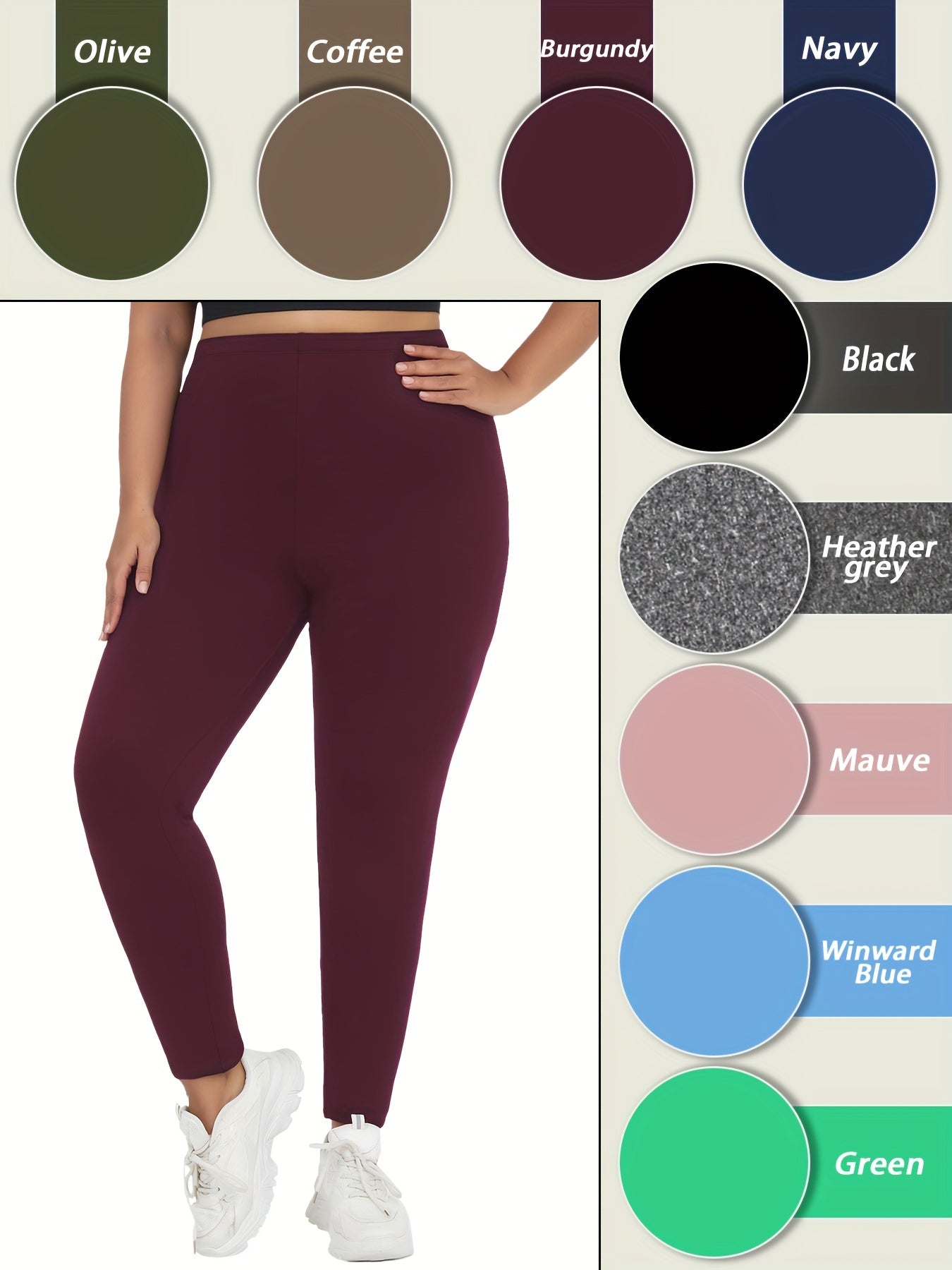 Plus Size Women Soft Sport Leggings Seamless Yoga Running Athletic