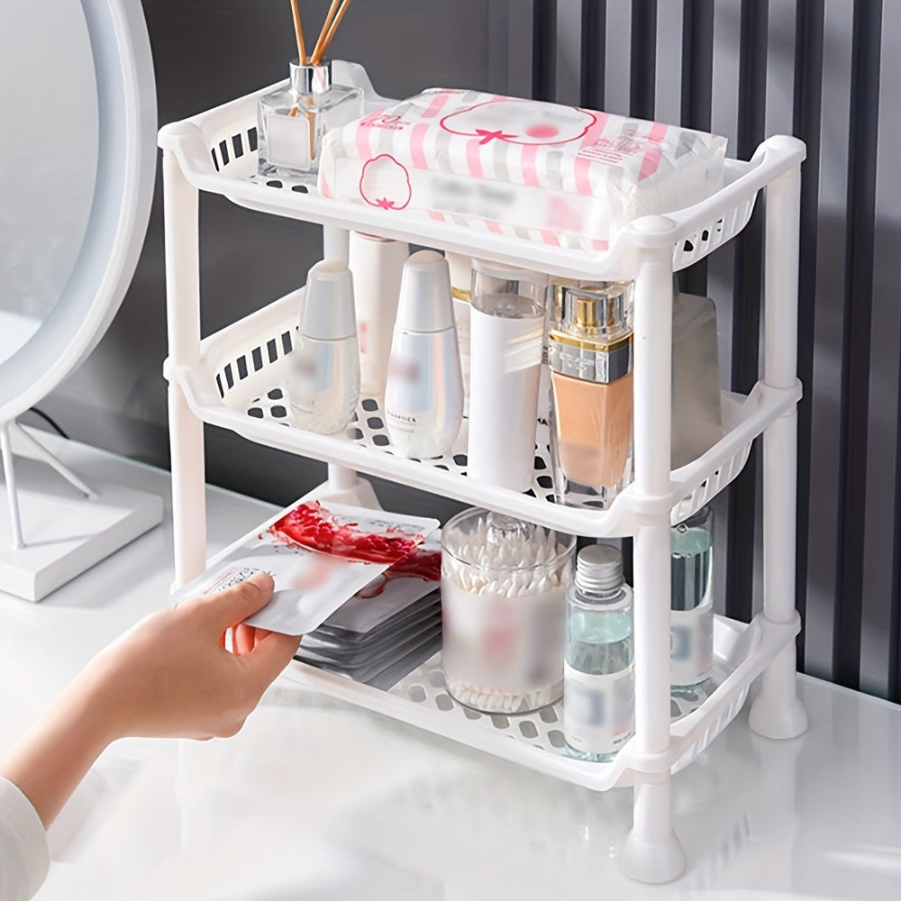 Bathroom Vanity Organizer Shelf for Makeup Toiletries and Sundries Storage