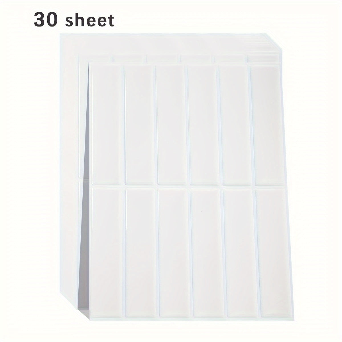 5Pcs 3D Self-Adhesive Wall Tiles Waterproof Heat-Resistant Bathroom Kitchen Backsplash