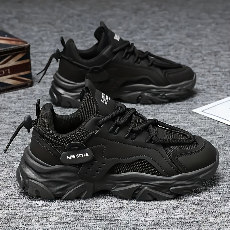 Men's Plus Size Sneakers Non-Slip Thick Soles Breathable Mesh Casual All-Season