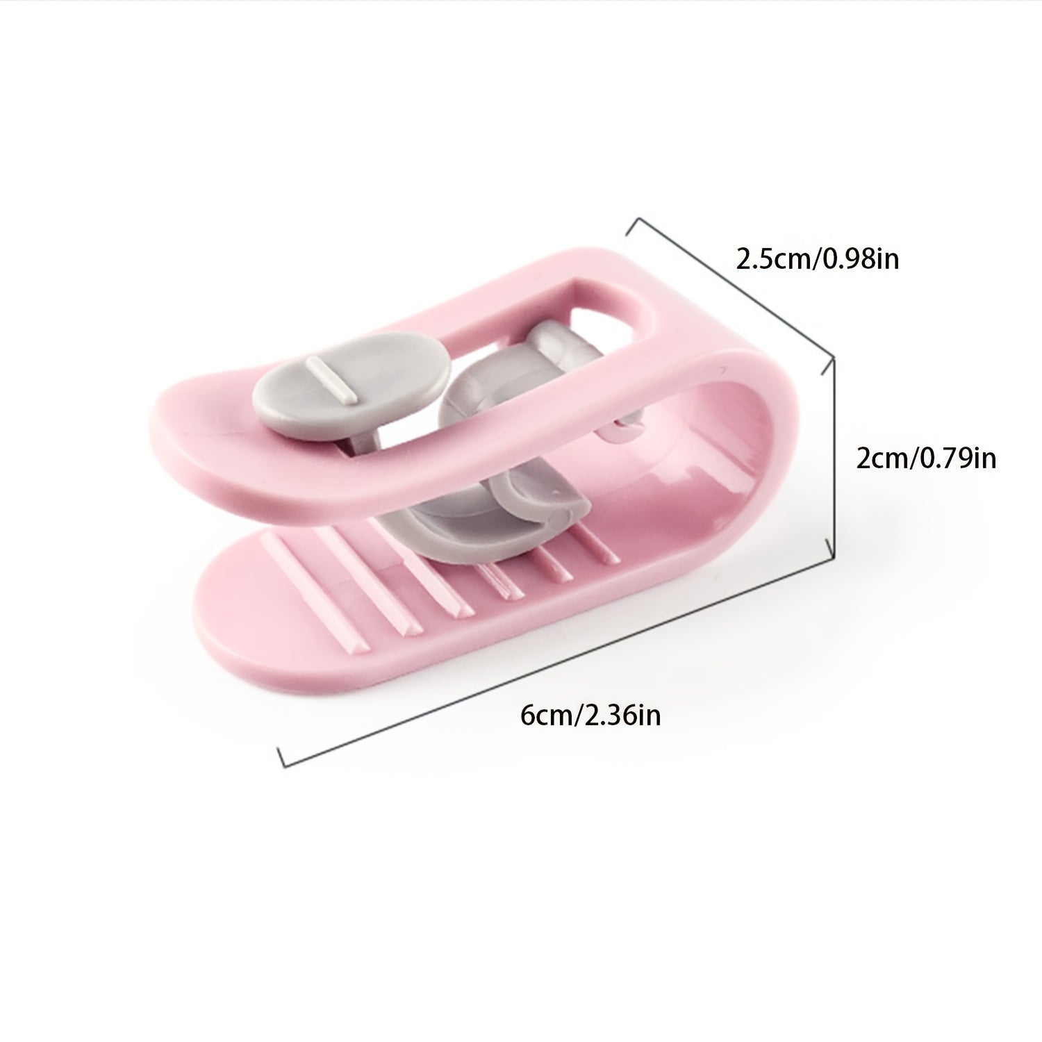 3-to'plam Polypropylene No-Sew kliplar aralash ranglarda yostiq, choyshab, to'shak uchun
