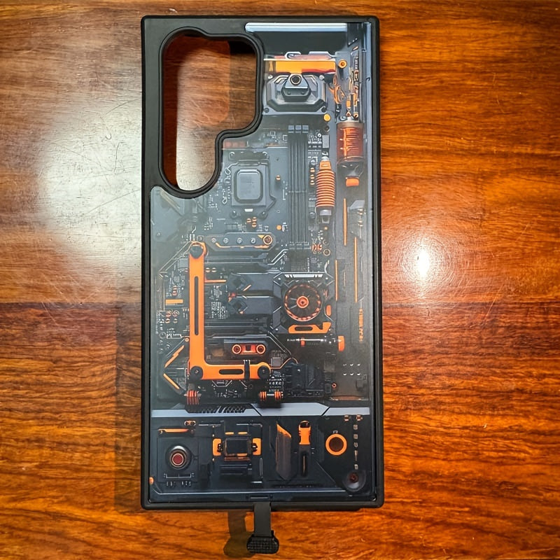 Smart Voice-Controlled Luminous Phone Case for Samsung S24 S23 S22 TPU Cyberpunk Design