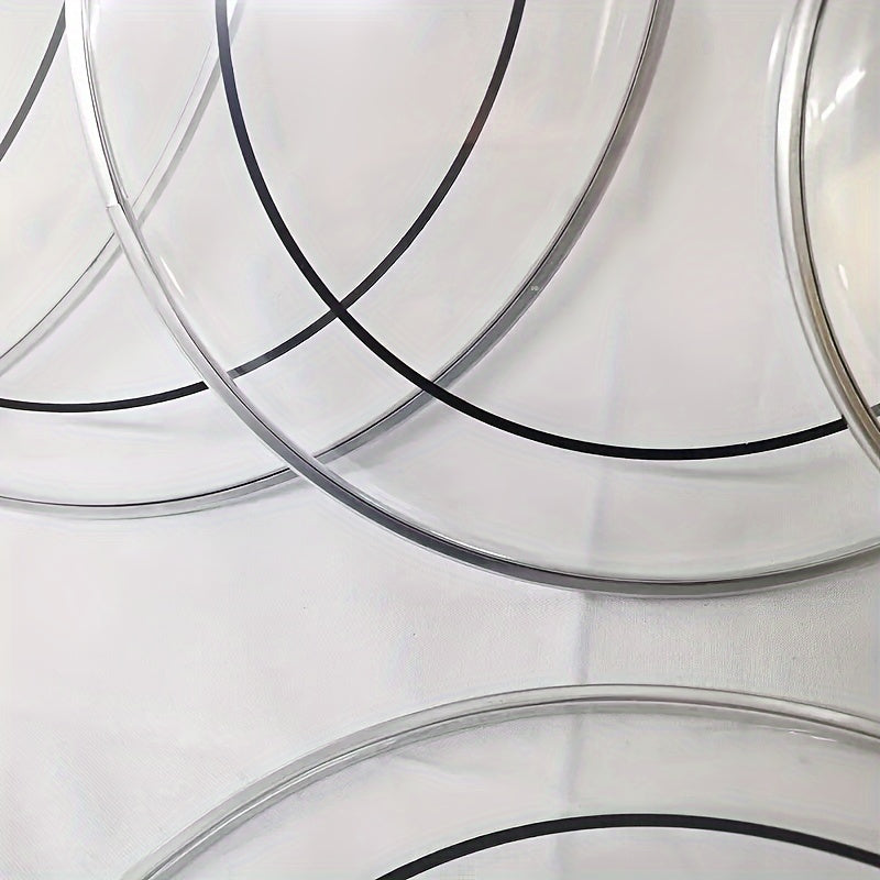 Double Layer Transparent Oil Faux Leather Drum Skin 20.32cm 25.4cm 30.48cm