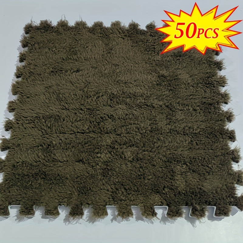 Set of 30/50 Interlocking Foam Floor Mats Square Carpet Area Rug Anti-Slip Seat Pads