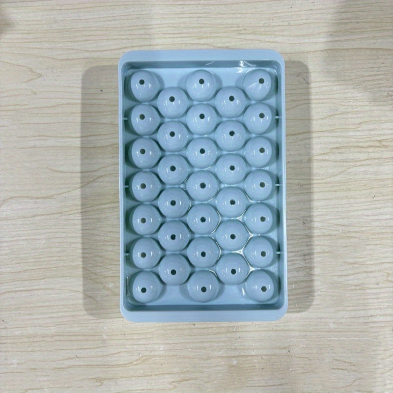 Форма для ледяных шаров 33-ячейков, многоразовая круглая форма для кубиков льда для коктейлей