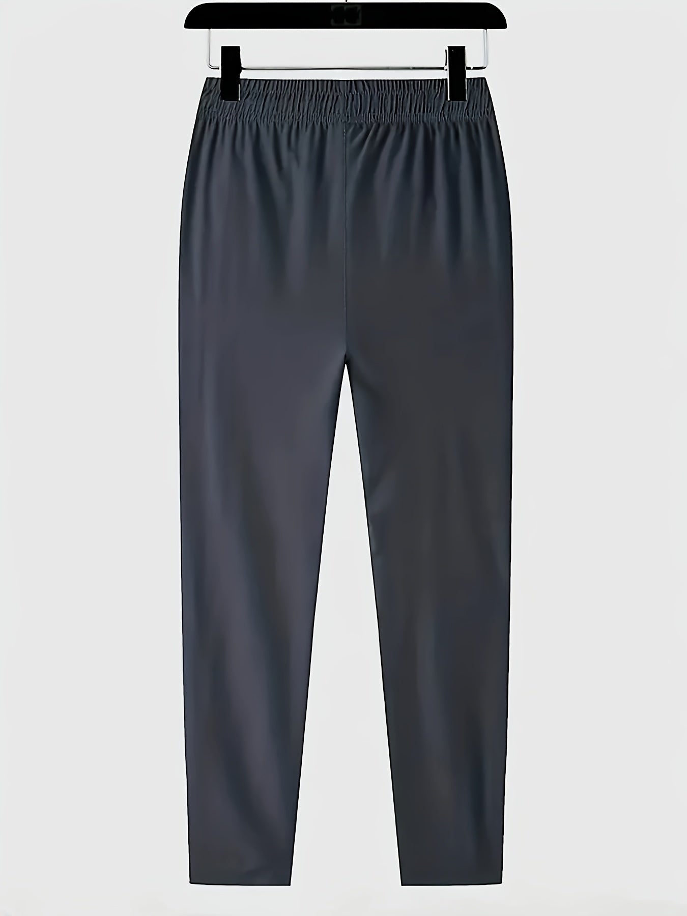 "Dengiz ko'k erkaklar uchun tasodifiy tortish qopqog'i bilan shimlar - yozgi ochiq havoda faoliyatlar uchun engil polyester jorjlar"