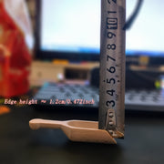 Set of 2 Mini Beech Wood Spoons for Salt Tea Coffee Gift