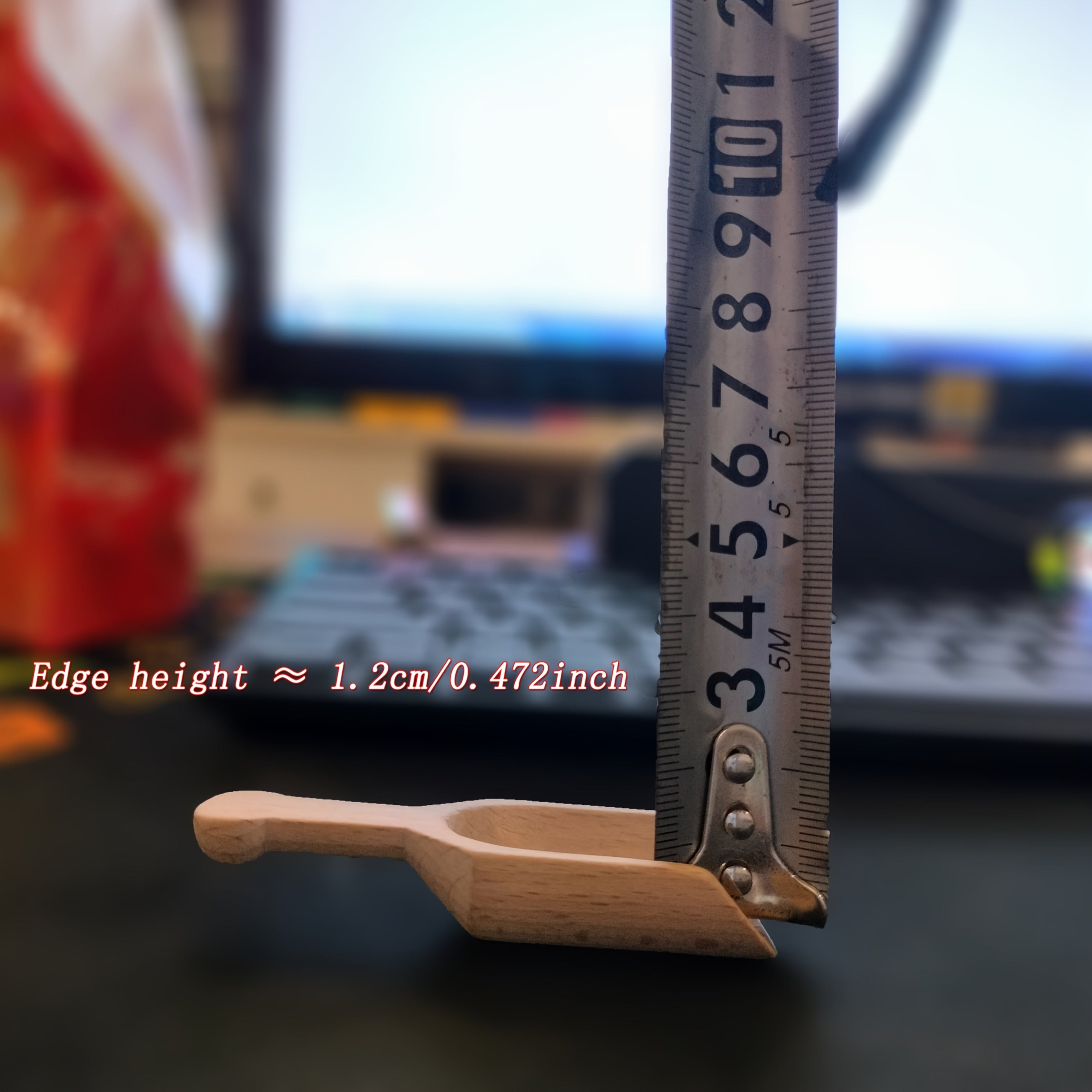 Set of 2 Mini Beech Wood Spoons for Salt Tea Coffee Gift