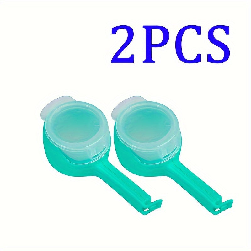 1, 2, 3, 4 yoki 5 ta ko'p maqsadli plastik oziq-ovqat sumkasi muhrlash kliplari, turli ranglarda, don saqlash uchun namlikdan himoyalovchi tarqatish nozzle bilan