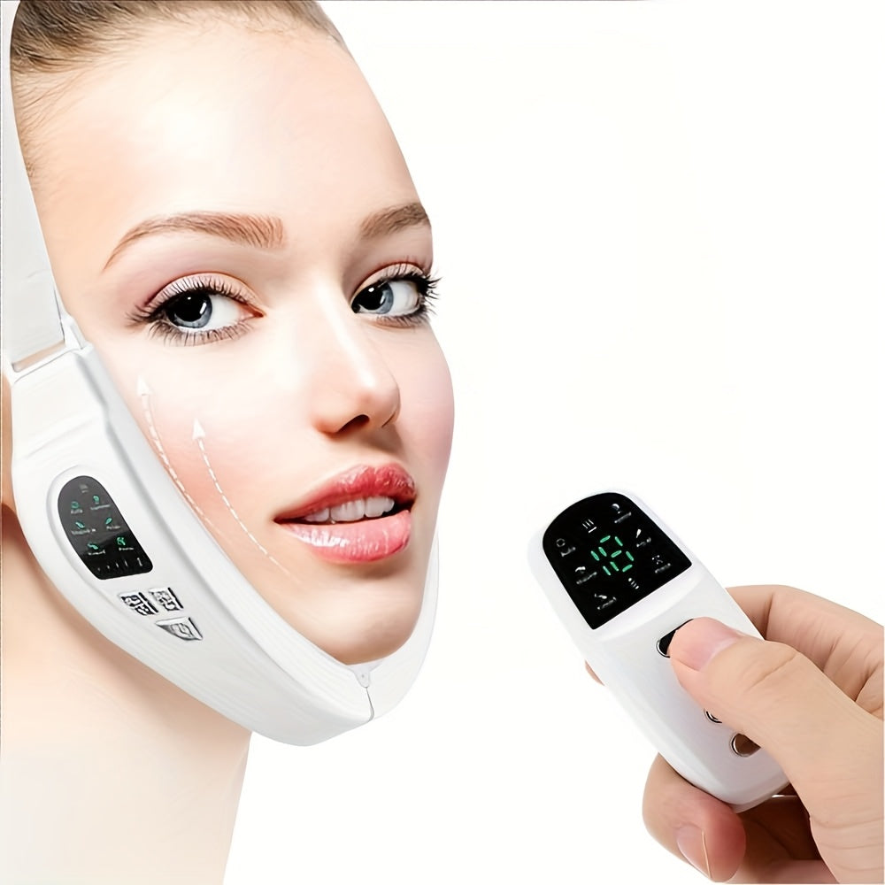 Dispositivo de adelgazamiento facial con control remoto y puerto USB, batería recargable, 6 accesorios
