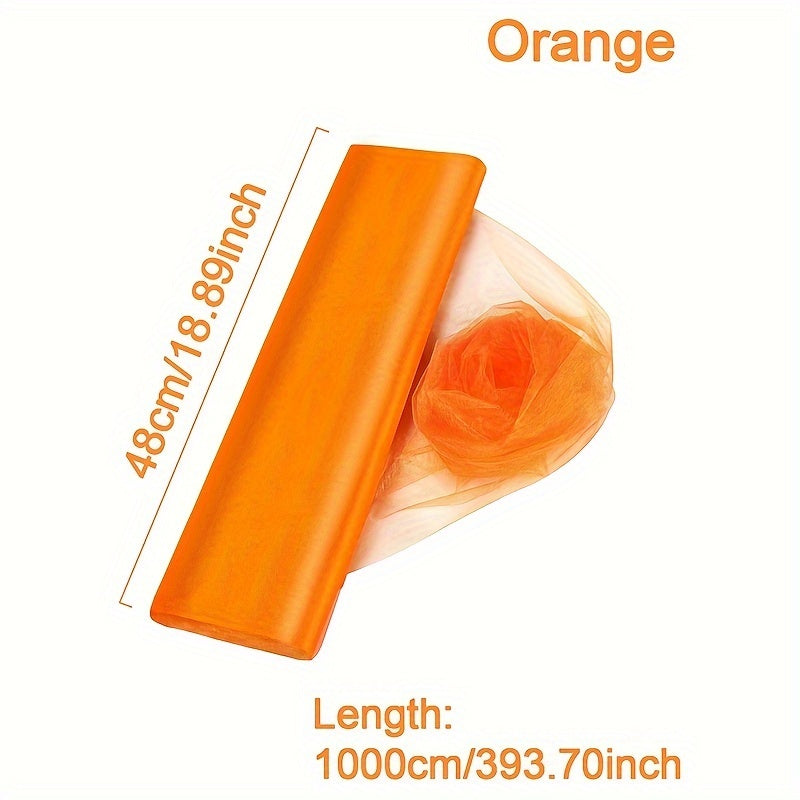 Vibrant Organza Tulle Sheer Backdrop Curtain 10m Colorful Swirl Patterns for Events