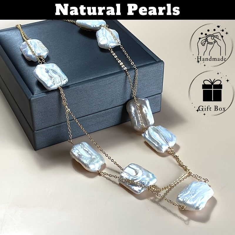 Zarif Uzoq Barokko Marvarid Bilaguzuk - Har qanday tadbir uchun zamonaviy va ko'p qirrali aksessuar, partiyalar va ta'tillar uchun ideal