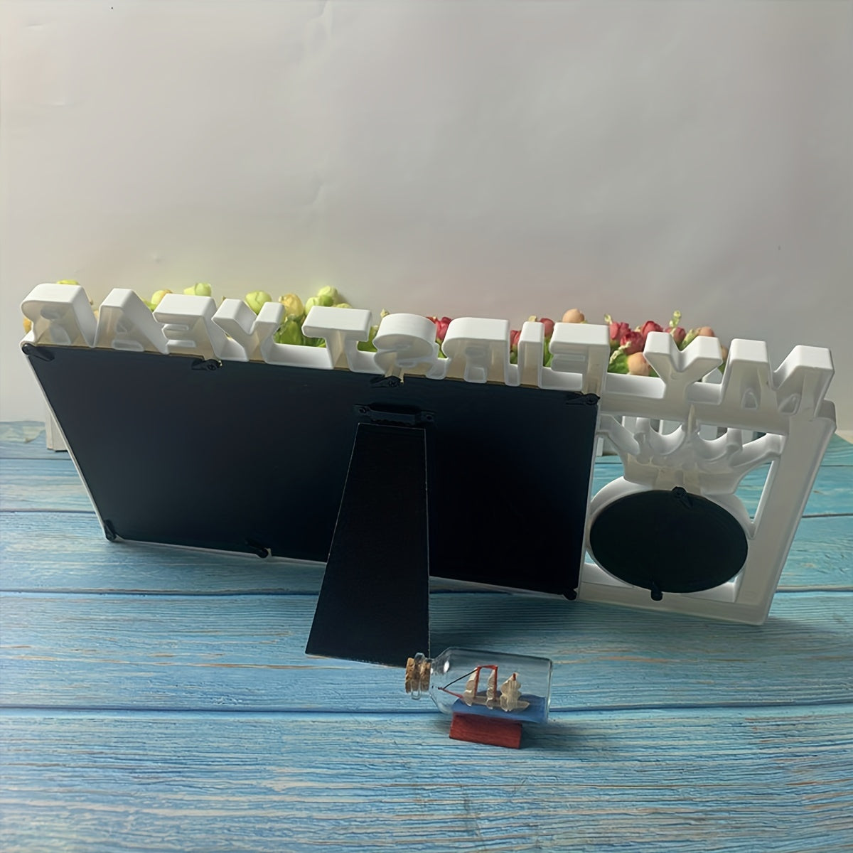 Photo Frame for Growth Records Creative Wall or Tabletop Display 40x19cm