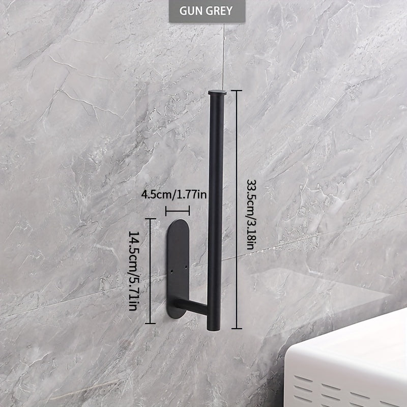 Stainless Steel Under Cabinet Paper Towel Holder Self-Adhesive or Screw Mount