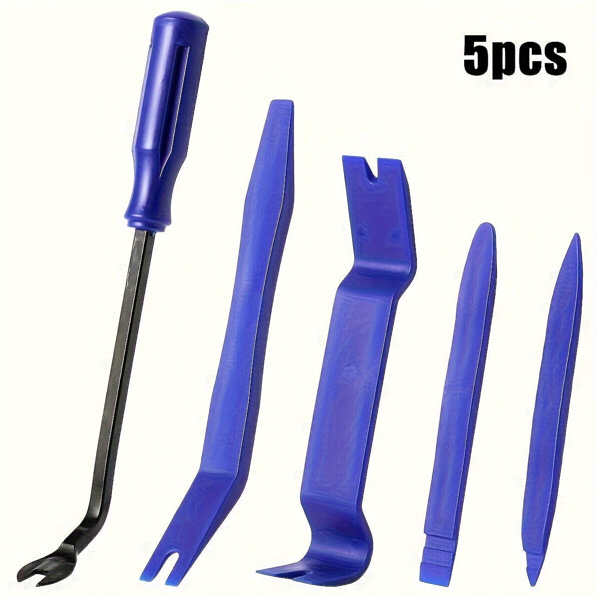 5Pcs Car Trim Removal Tool Set Nylon Upholstery Panel Remover Blue
