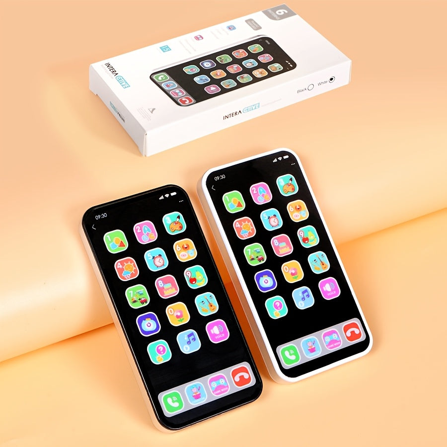 Kids' Educational Toy Phone for Ages 3-6 with Music, Numbers, Colors, Animals, Fruits, Safe Plastic