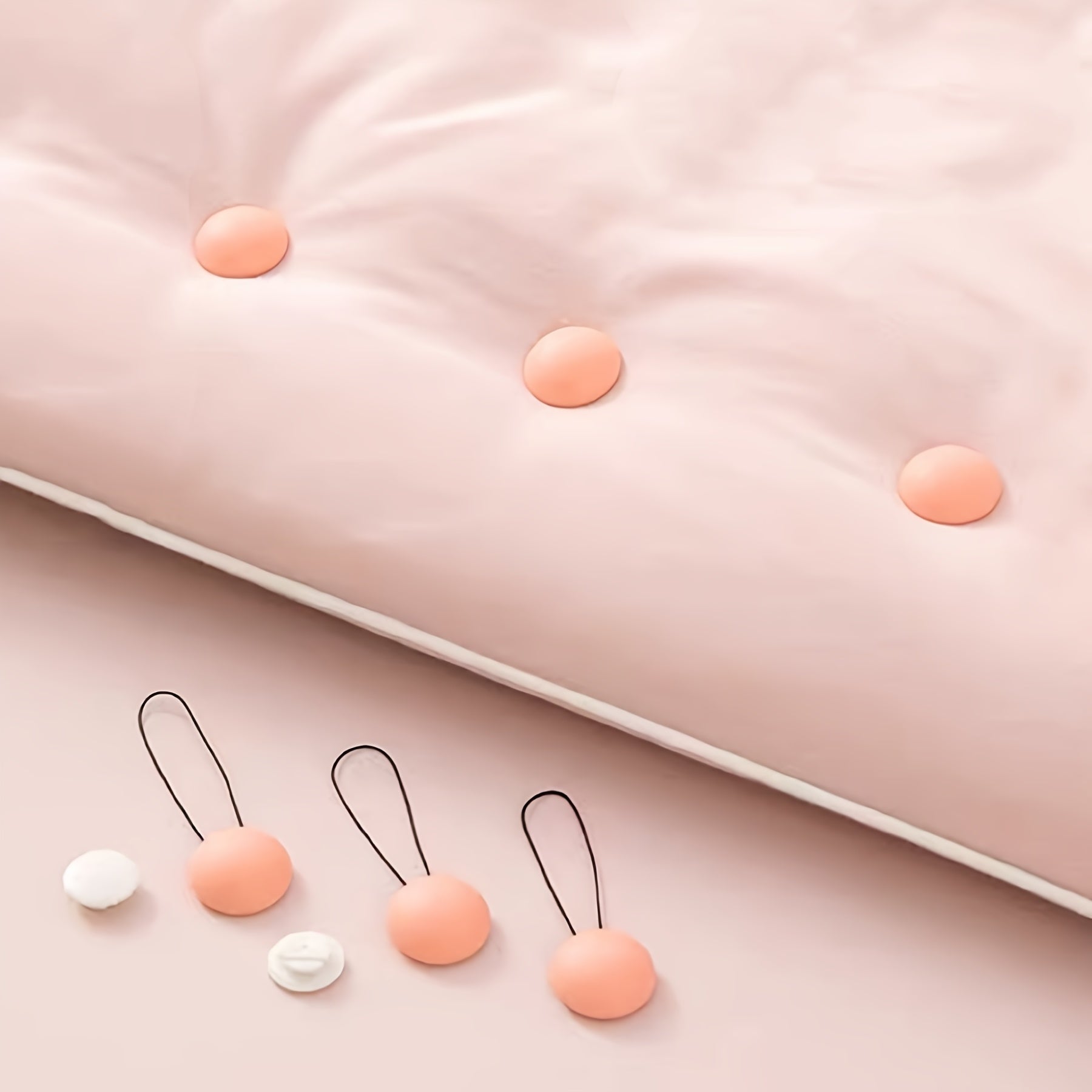 6 dona ko‘k non-slip yostiq ushlagichlari, yostiq va qoplamalar uchun yostiq tutgichlar