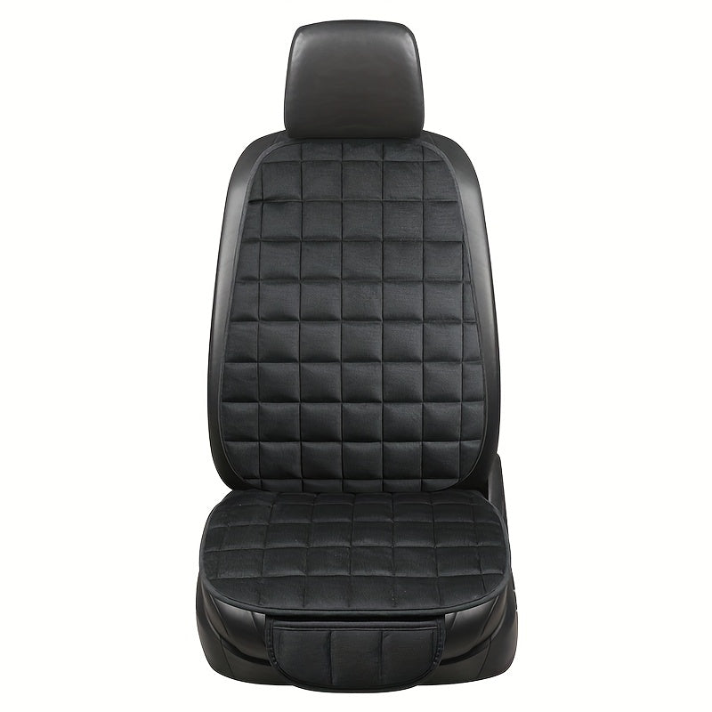 Car Seat Cushions Set for Autumn Winter Soft Plush Memory Foam