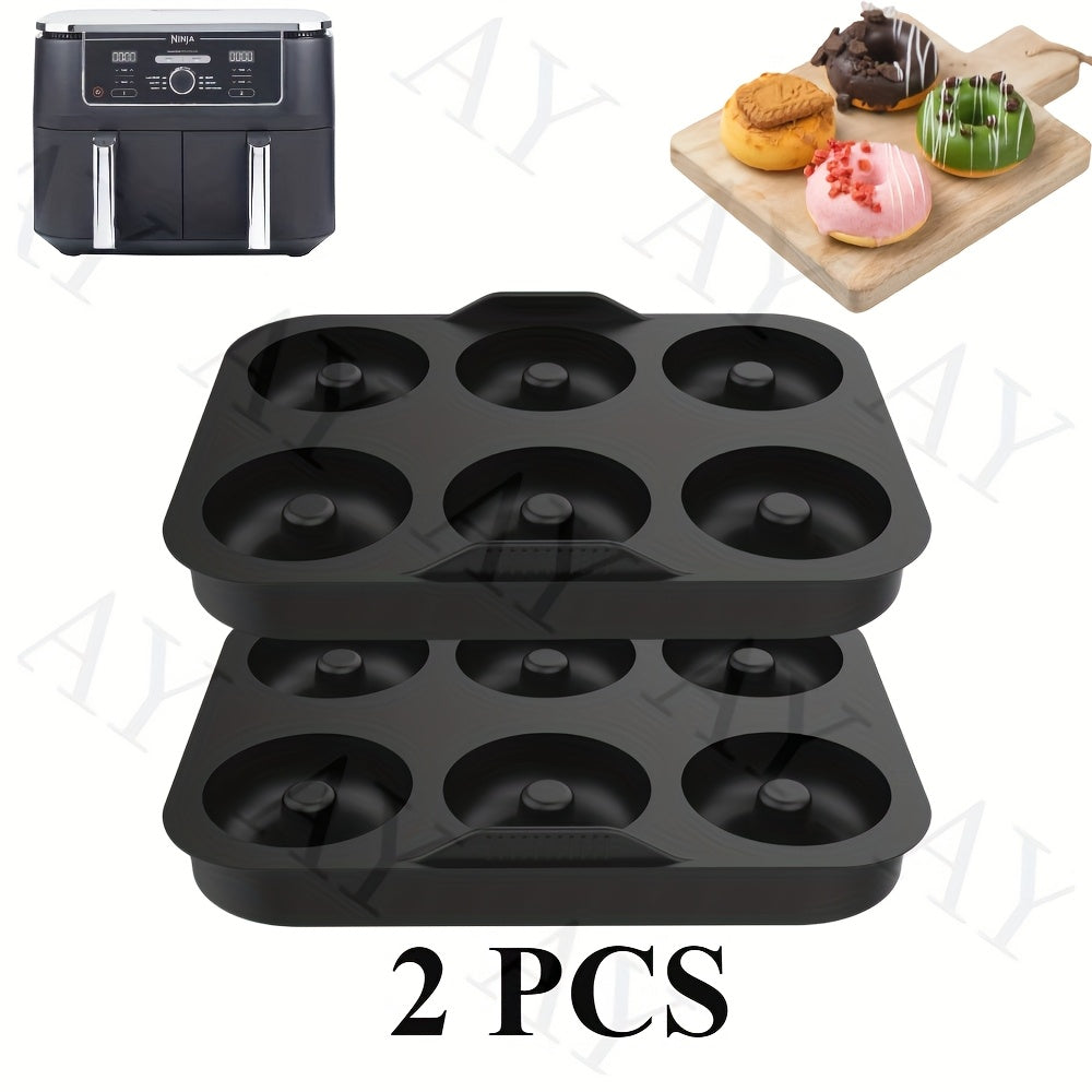 Ninja AF400EU AF451EU SL400EU AF500DE modellari uchun siqilgan silikon havo frayerlari qoplamalari, yopishqoq bo'lmagan, qayta ishlatiladigan donut panasi